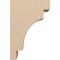 Ekena Millwork 6"W x 12"D x 18"H Classic Mediterranean Rough Cedar Woodgrain TimberThane Corbel, Primed Tan CORUR06X12X18MEDRCPR - alternate 2